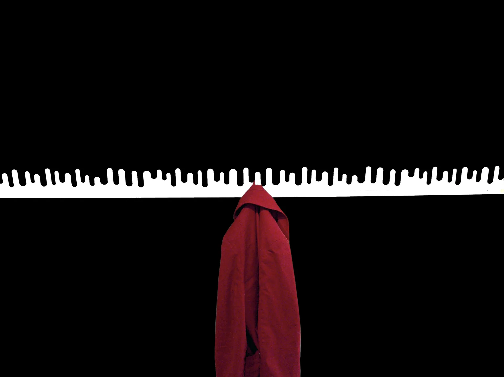 Appendiabiti Wave , bianco Design House Stockholm