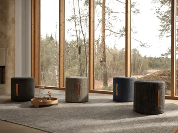 Björk sgabello rotondo alto - Grigio chiaro, Ø45x45 cm - Design House Stockholm