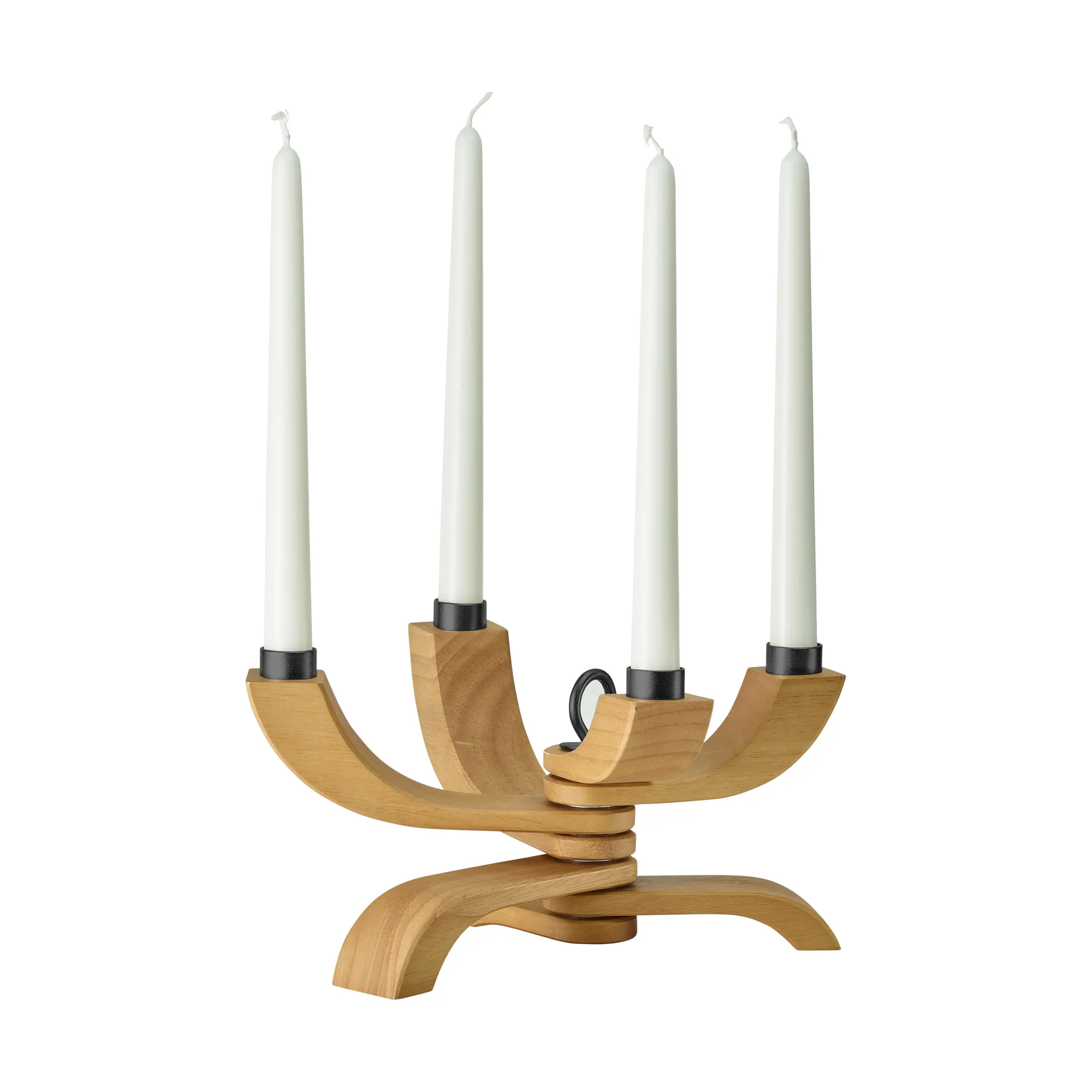 Candeliere a 4 bracci Nordic Light, rovere Design House Stockholm