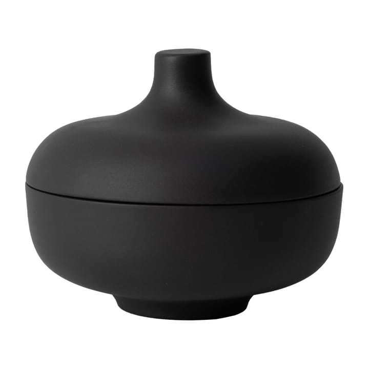 Ciotola con coperchio Sand M Ø 12 cm - Black clay - Design House Stockholm