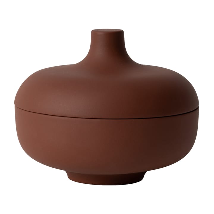 Ciotola con coperchio Sand M Ø 12 cm - Red clay - Design House Stockholm