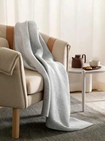 Coperta Pleece 140x160 cm - Grigio chiaro - Design House Stockholm