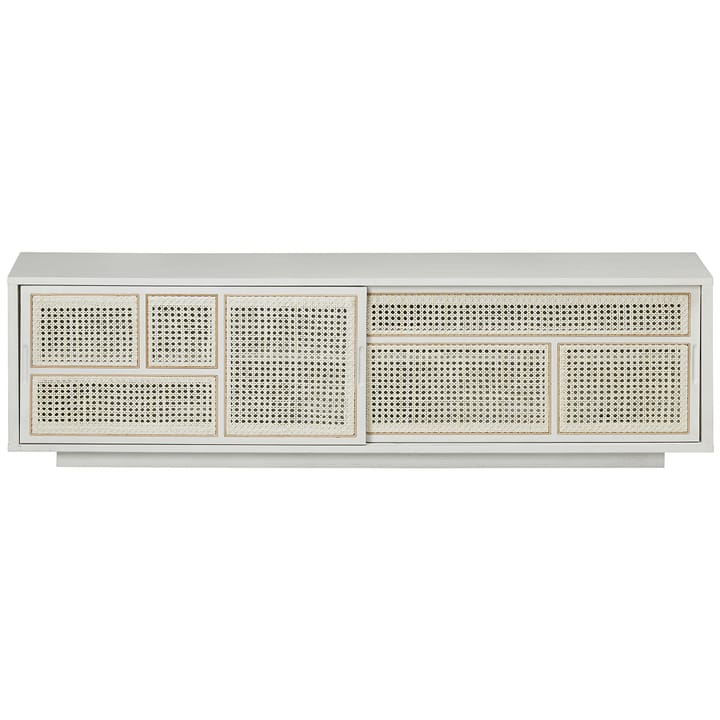 Credenza Air, bassa - bianco, legno di rattan - Design House Stockholm