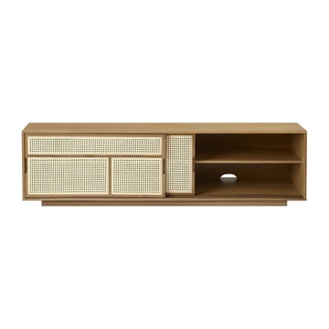 Credenza Air, bassa - rovere, legno di rattan - Design House Stockholm