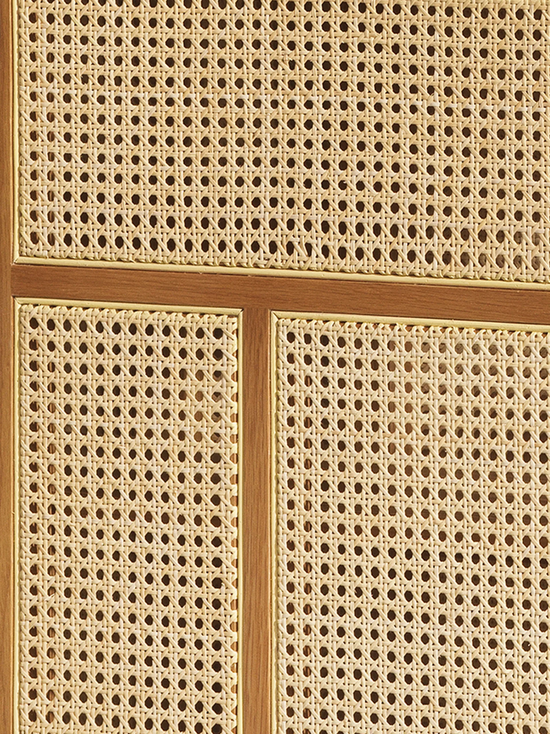 Credenza Air, bassa, rovere, legno di rattan Design House Stockholm