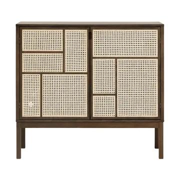 Credenza Air - Rovere scuro, 120x110 cm, con gambe - Design House Stockholm