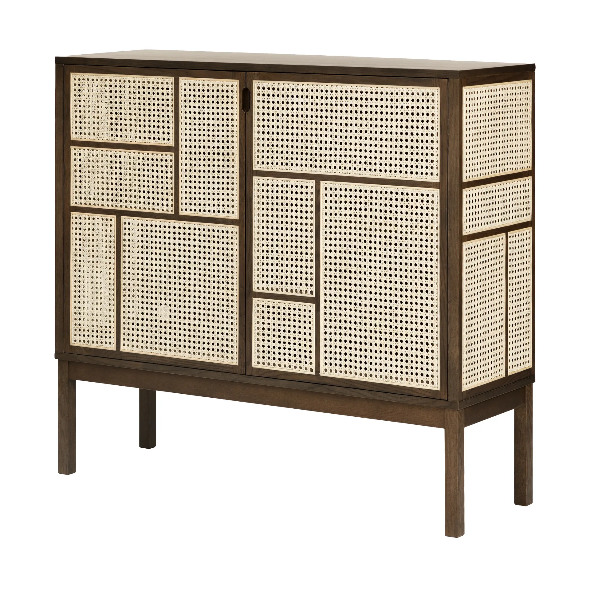 Credenza Air, Rovere scuro, 120x110 cm, con gambe Design House Stockholm