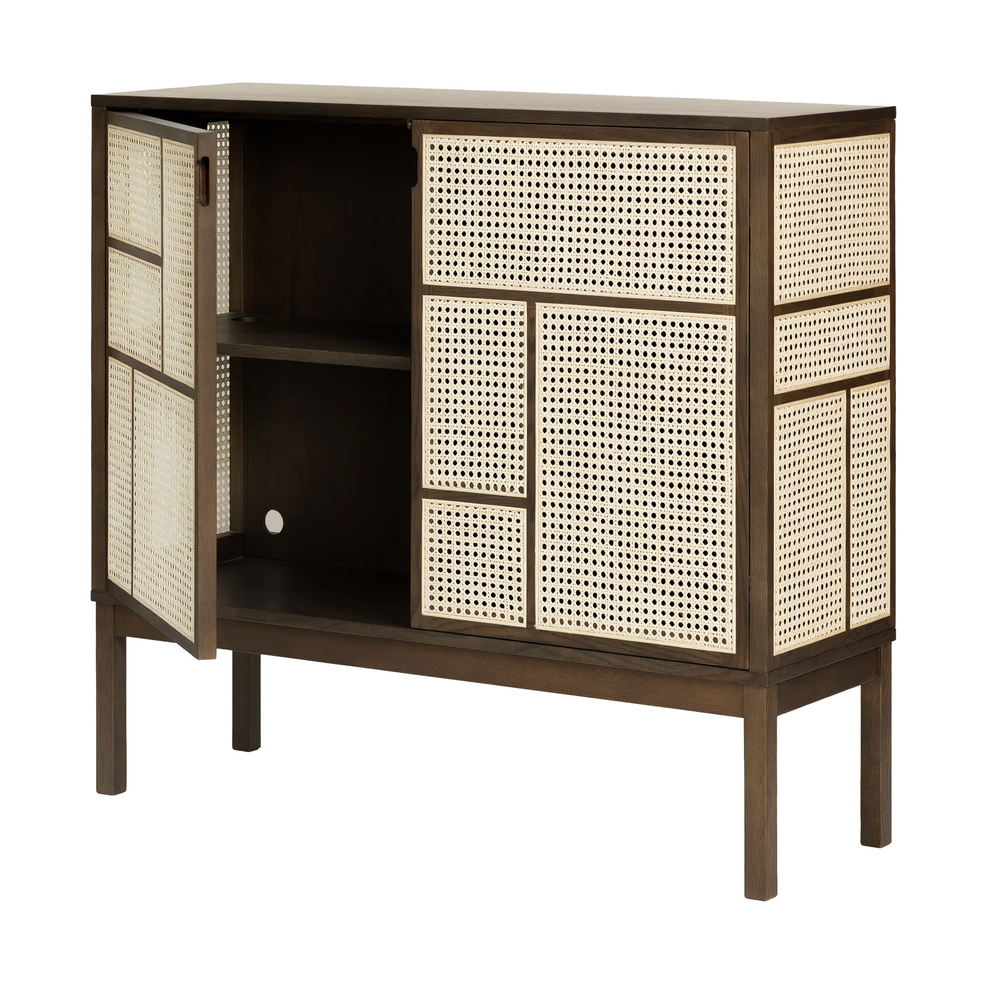 Credenza Air, Rovere scuro, 120x110 cm, con gambe Design House Stockholm