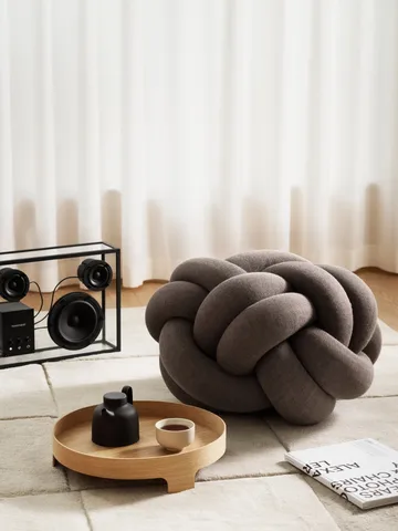 Cuscino Knot cushion M - Marrone - Design House Stockholm