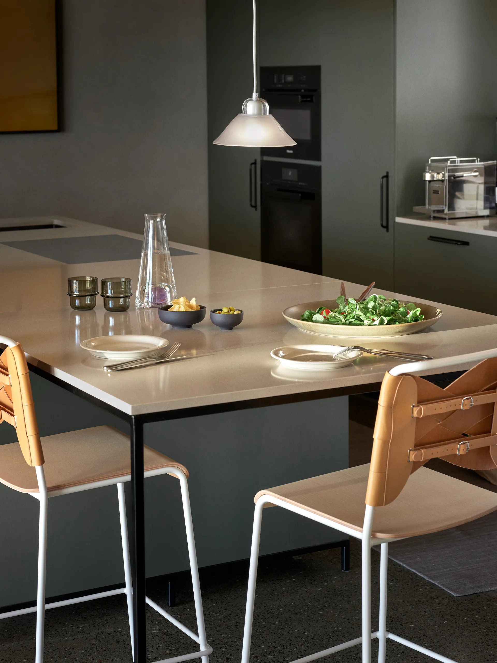 Lampada a sospensione Kalo, Bianco-bianco Design House Stockholm