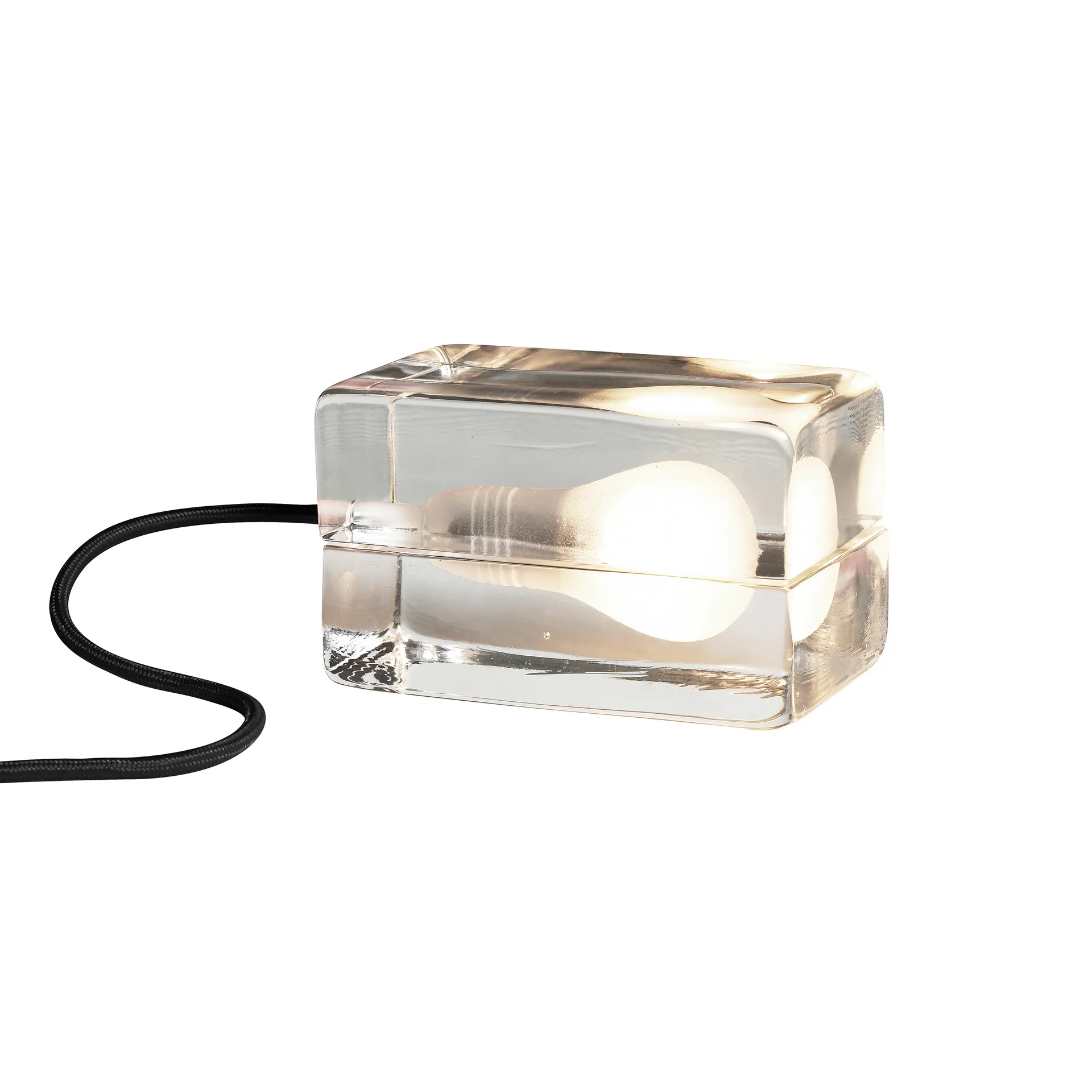 Lampada Block, cavo nero Design House Stockholm