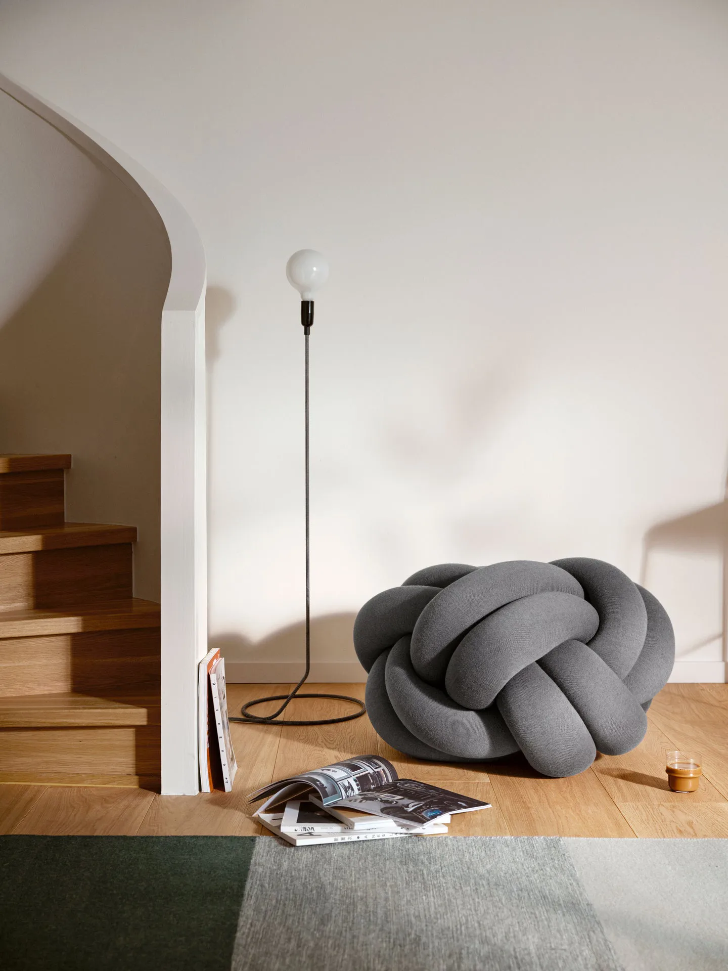 Lampada Cord, nero-bianco Design House Stockholm