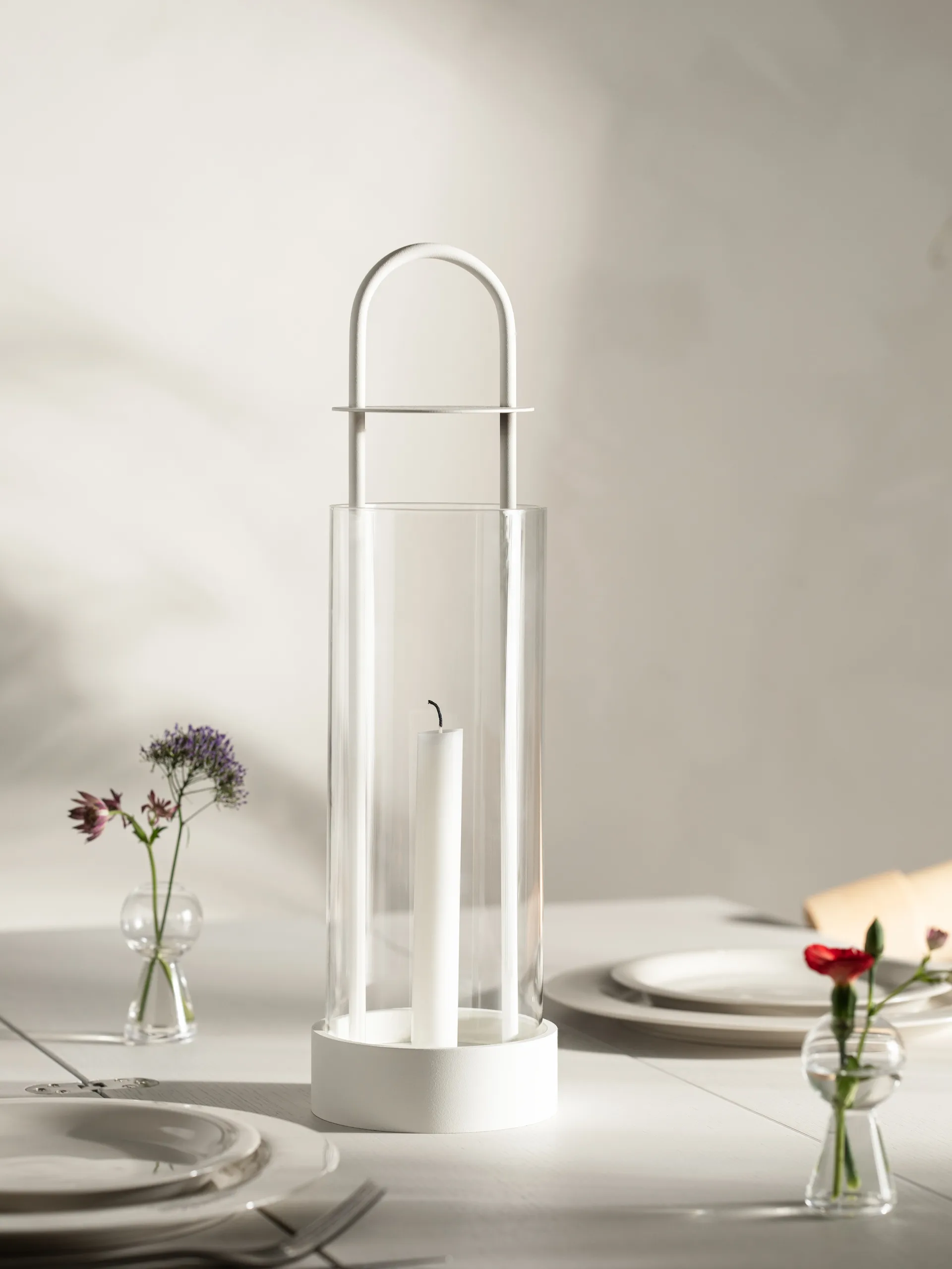 Lanterna Lotus hurricane , bianco Design House Stockholm
