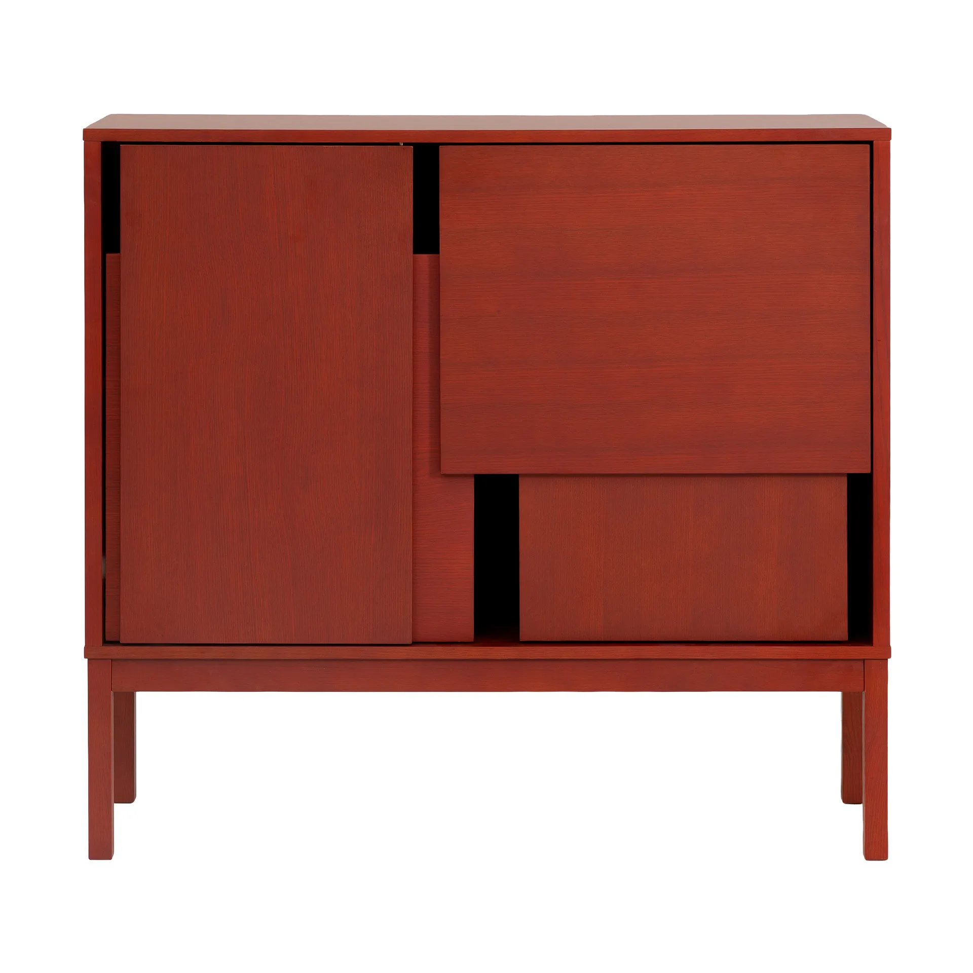 Layer sideboard, Rosso, 120x110, con gambe Design House Stockholm