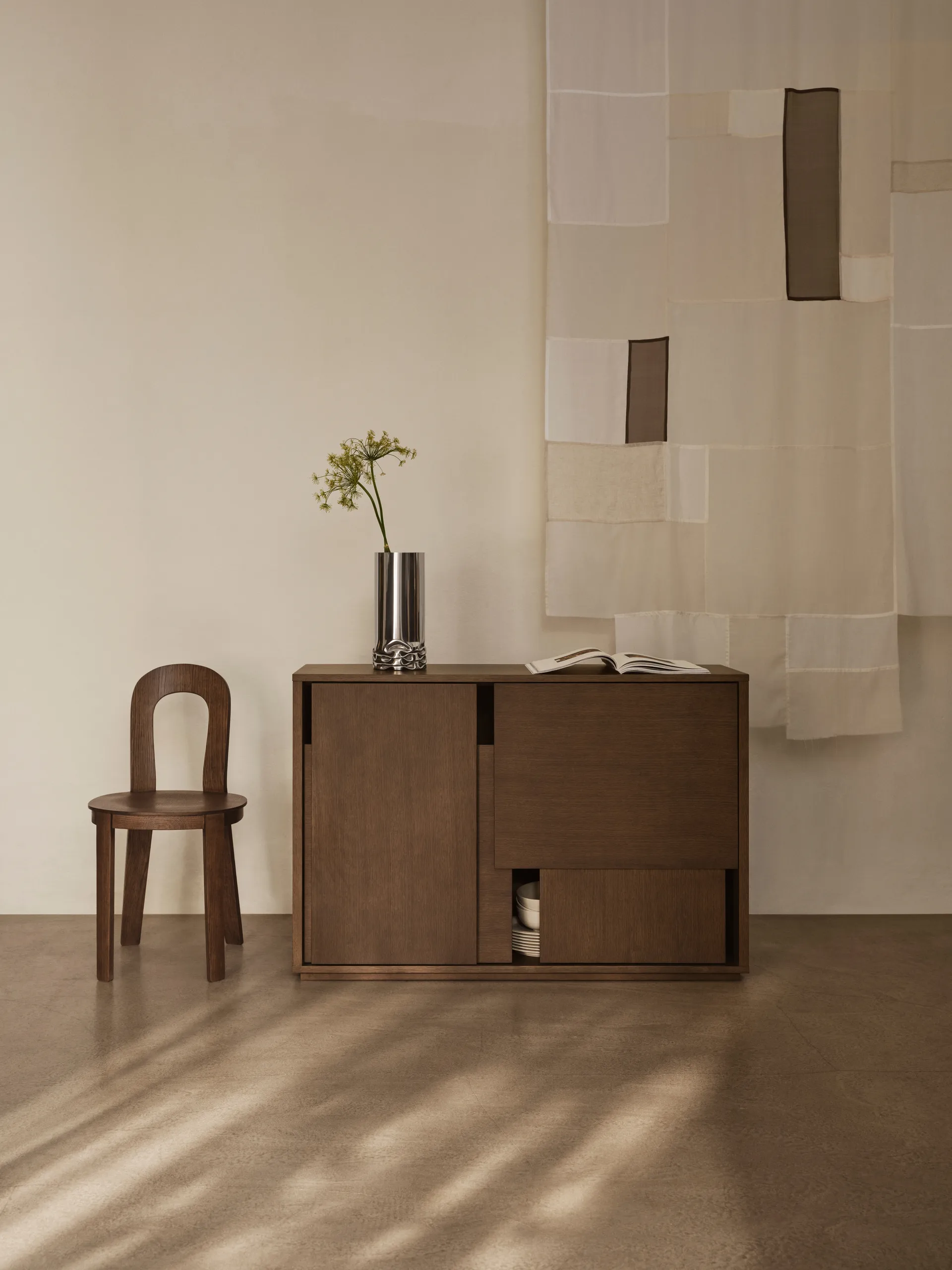 Layer sideboard, Rosso, 120x82 cm Design House Stockholm