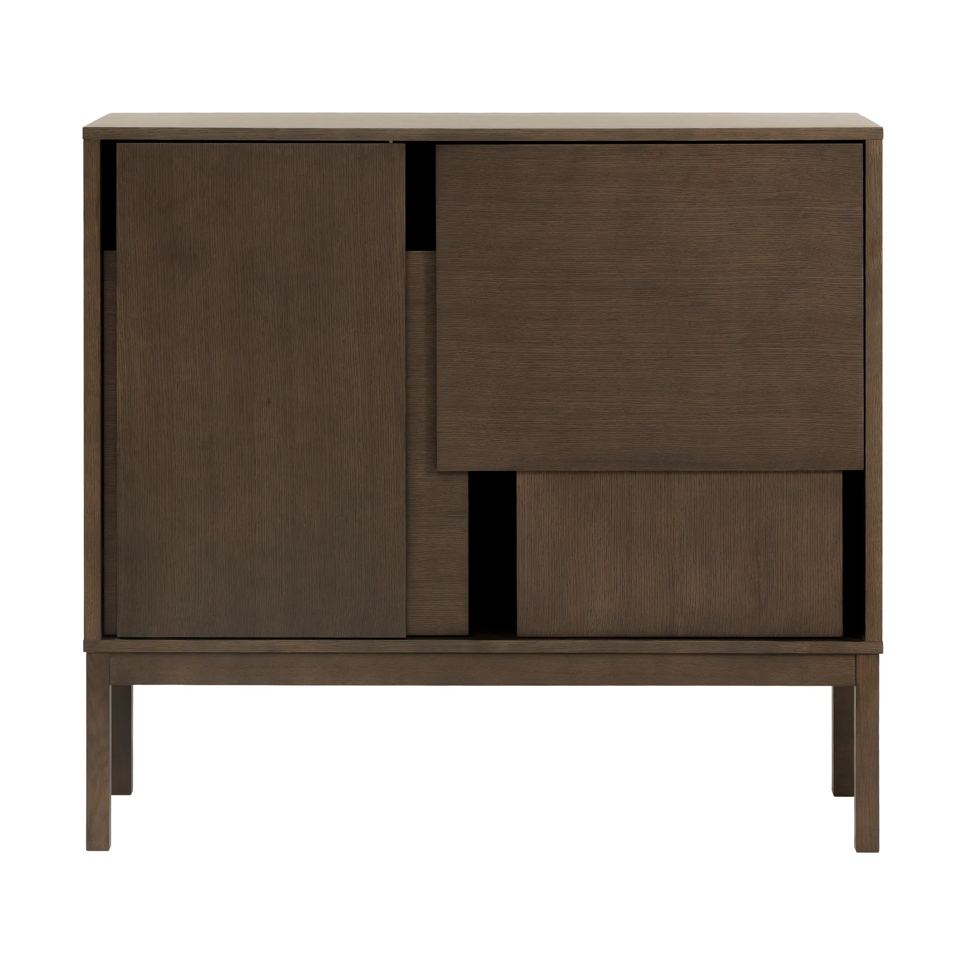 Layer sideboard, Rovere scuro, 120x110, con gambe Design House Stockholm
