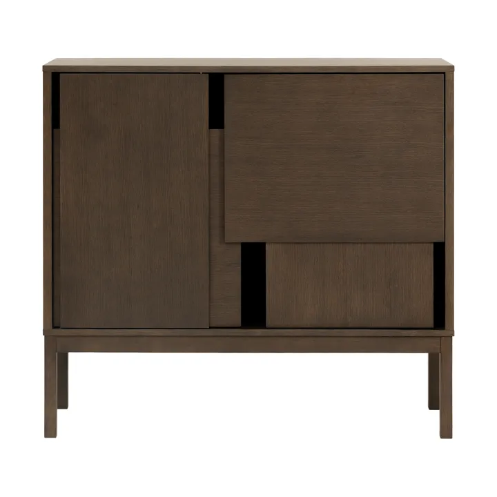 Layer sideboard - Rovere scuro, 120x110, con gambe - Design House Stockholm