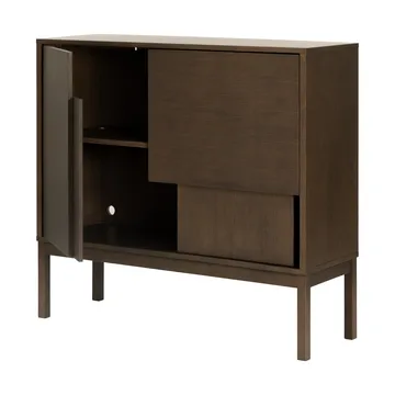 Layer sideboard - Rovere scuro, 120x110, con gambe - Design House Stockholm