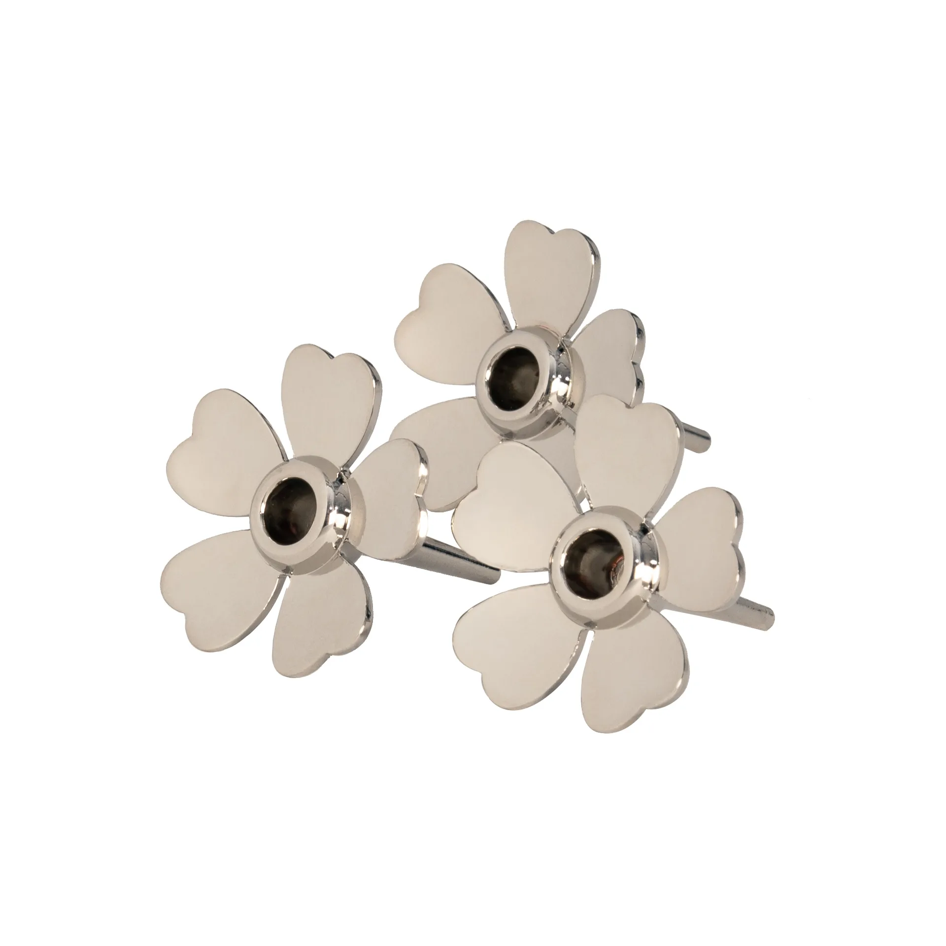 Portacandele Me to You confezione da 3 , Nichel Design House Stockholm