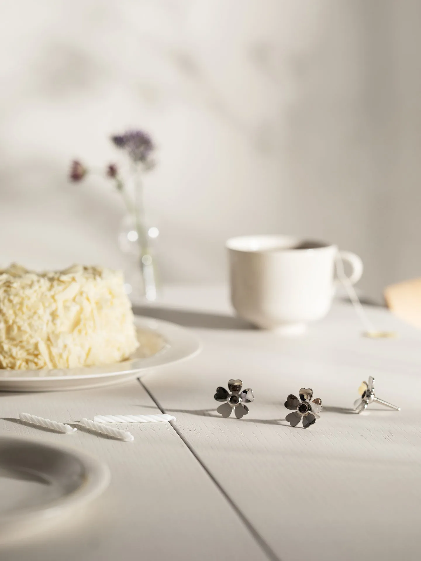 Portacandele Me to You confezione da 3 , Nichel Design House Stockholm