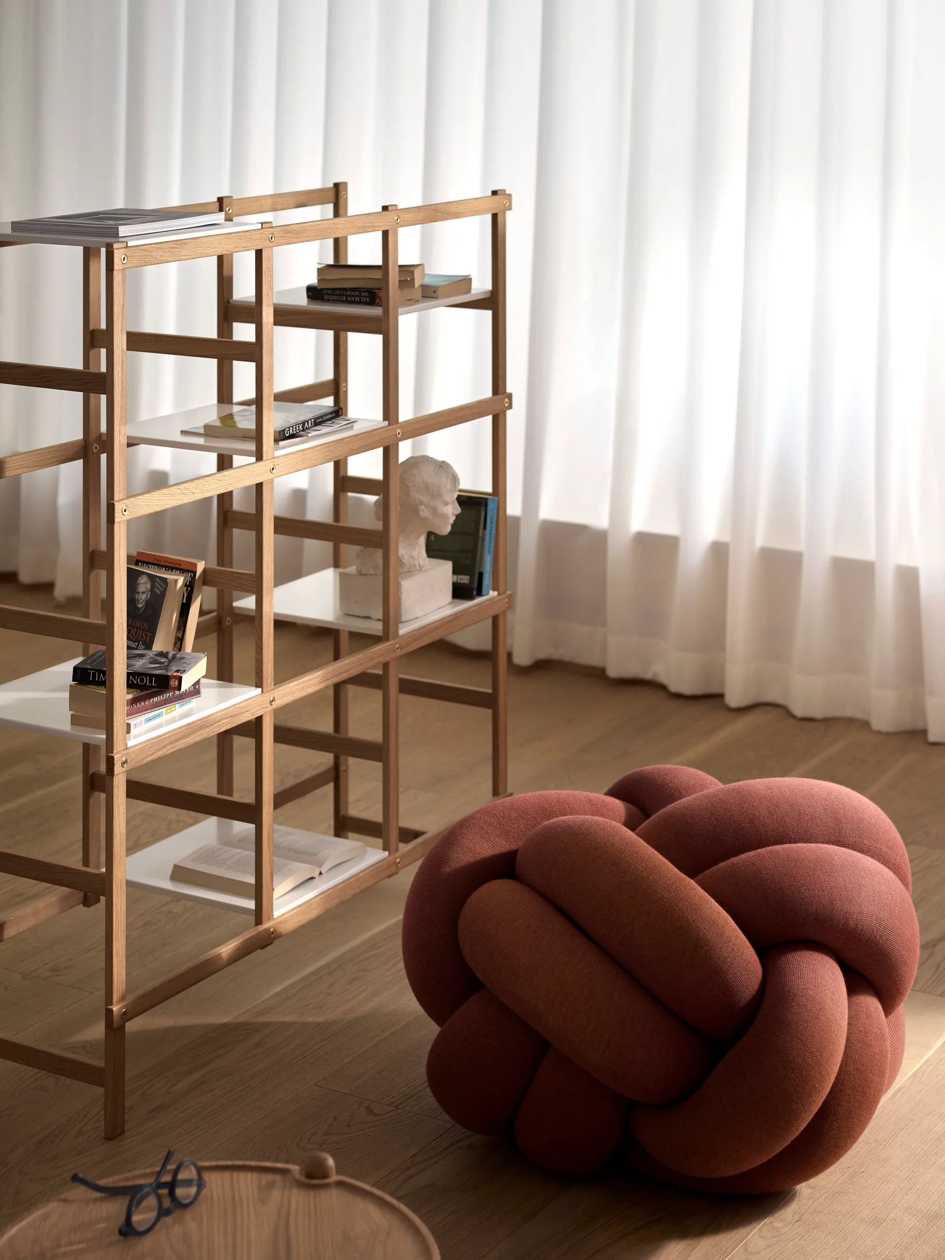 Scaffale Frame alto, rovere-bianco  Design House Stockholm