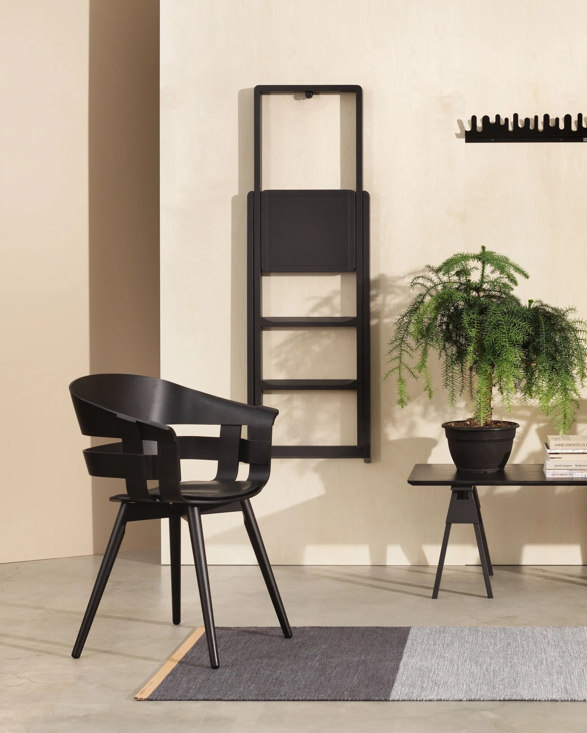 Scaletta, Laccato nero Design House Stockholm