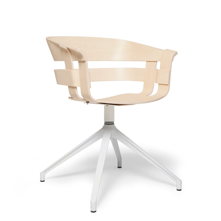 Sedia da ufficio Wick Chair - frassino, gambe in metallo bianco - Design House Stockholm