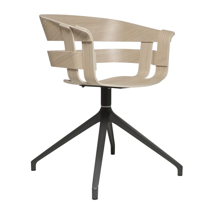 Sedia da ufficio Wick Chair - rovere, gambe in metallo grigio - Design House Stockholm