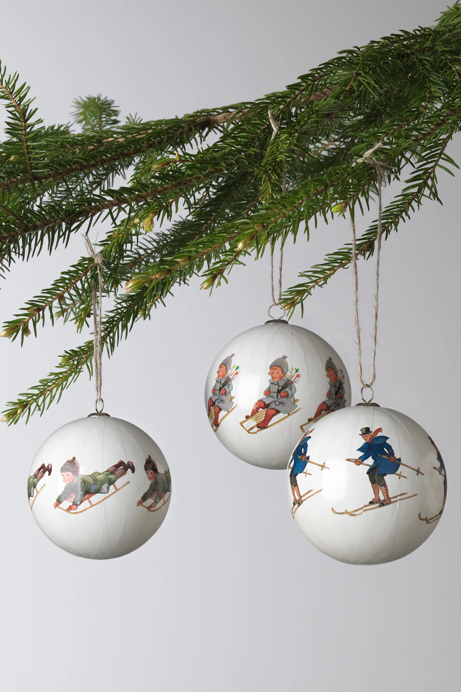 Sfere di Natale Elsa Beskow, confezione da 3, Set n. 7 Design House Stockholm