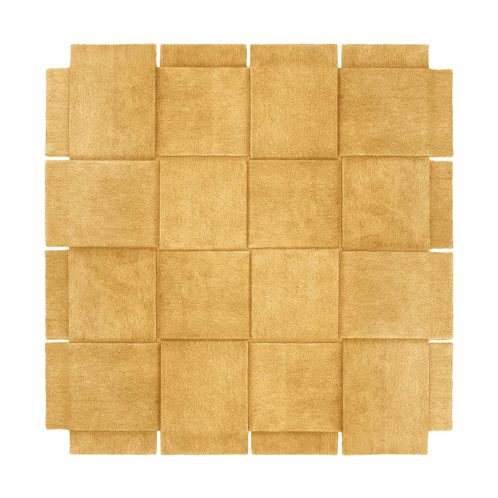 Tappeto Basket giallo ocra, 245x245 cm Design House Stockholm