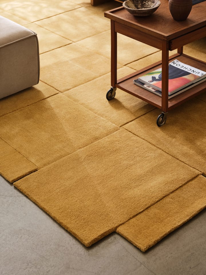 Tappeto Basket giallo ocra, 245x245 cm Design House Stockholm
