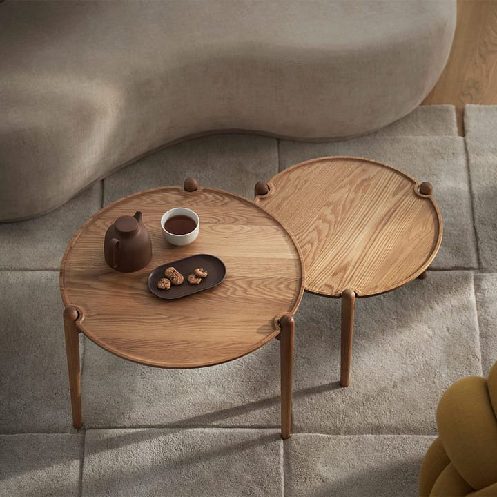 Tavolino da salotto Aria Ø90 cm, Rovere 30 cm Design House Stockholm