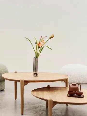 Tavolino da salotto Aria - Quercia scura, Ø50x37 cm - Design House Stockholm