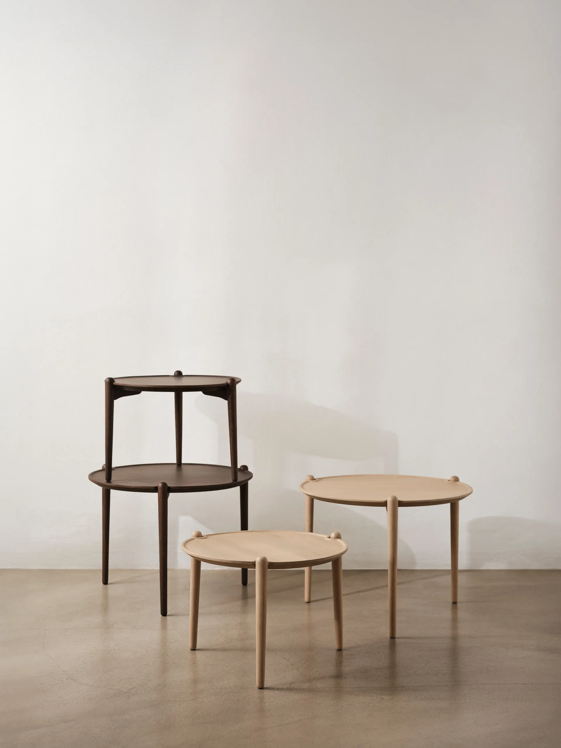 Tavolino da salotto Aria, Quercia scura, Ø50x37 cm Design House Stockholm