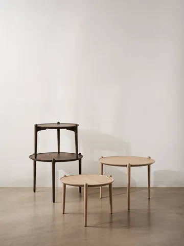 Tavolino da salotto Aria - Quercia scura, Ø50x37 cm - Design House Stockholm