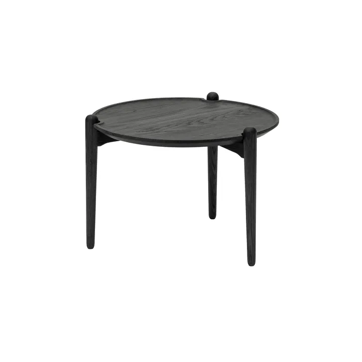 Tavolino da salotto Aria - Rovere scuro, Ø50x37 cm - Design House Stockholm
