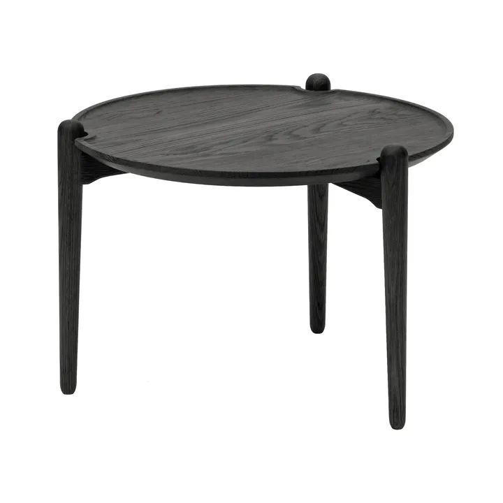 Tavolino da salotto Aria - Rovere scuro, Ø60x37 cm - Design House Stockholm