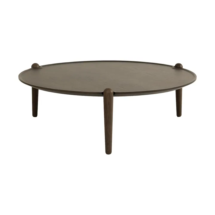 Tavolino da salotto Aria - Rovere scuro, Ø90x30 cm - Design House Stockholm