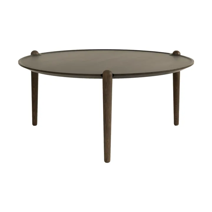 Tavolino da salotto Aria - Rovere scuro, Ø90x42,5 cm - Design House Stockholm