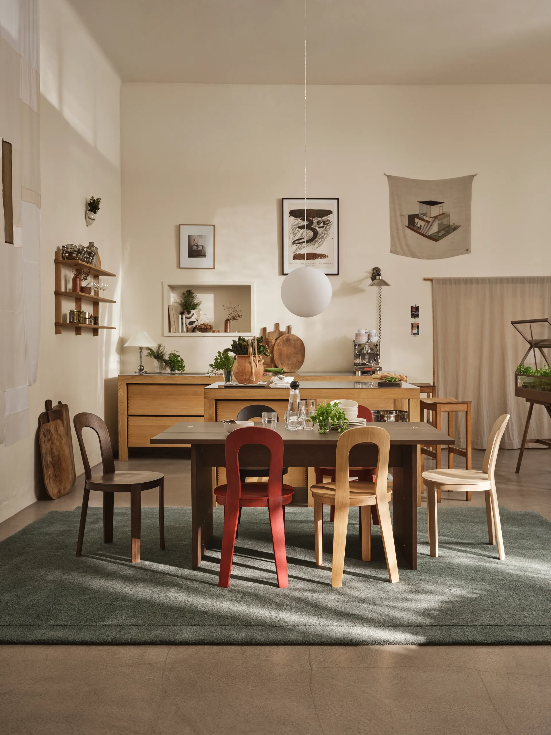 Tavolo Flip, Rovere scuro, 160 cm Design House Stockholm