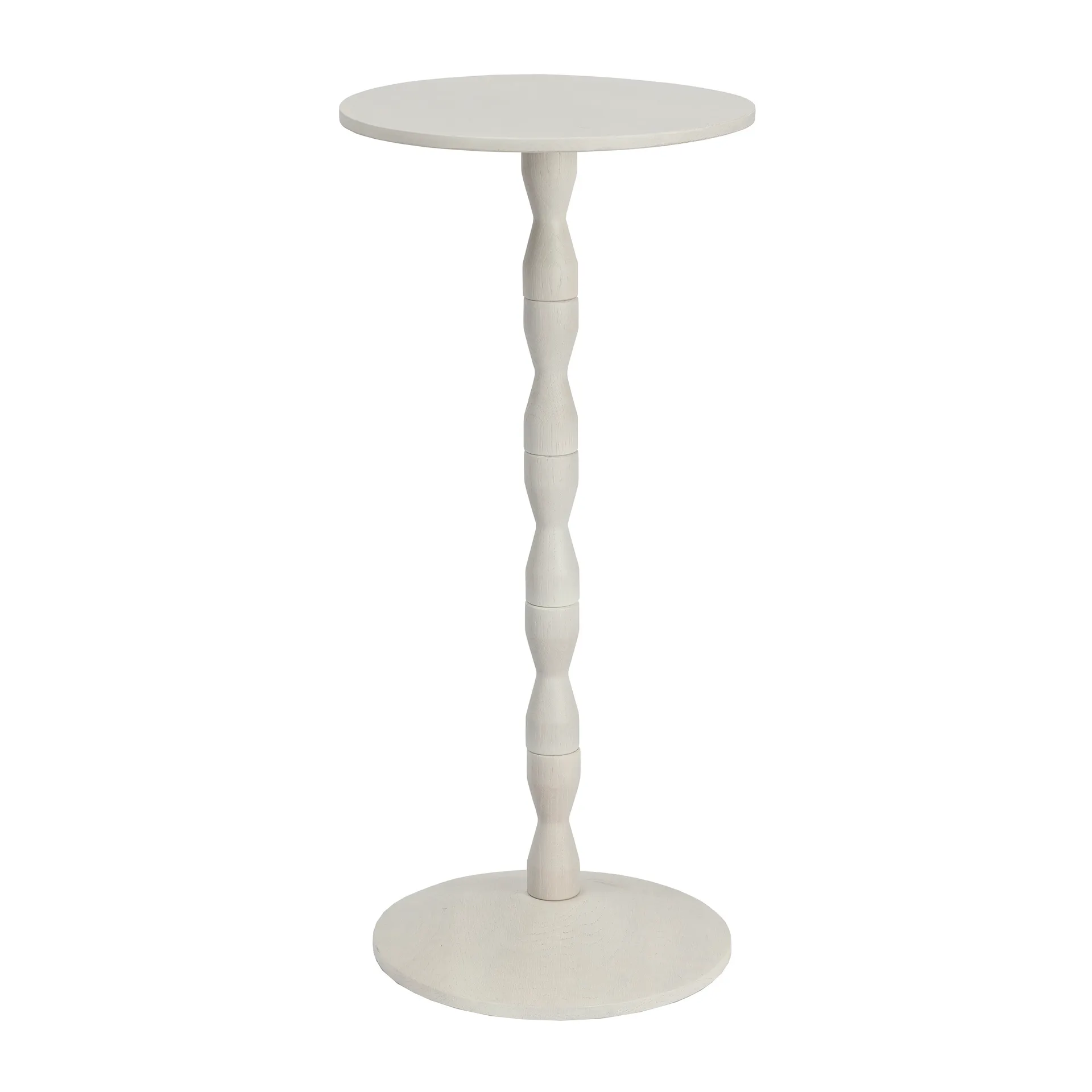 Tavolo Pedestal Ø 31x67,5 cm, Grigio macchiato bianco Design House Stockholm