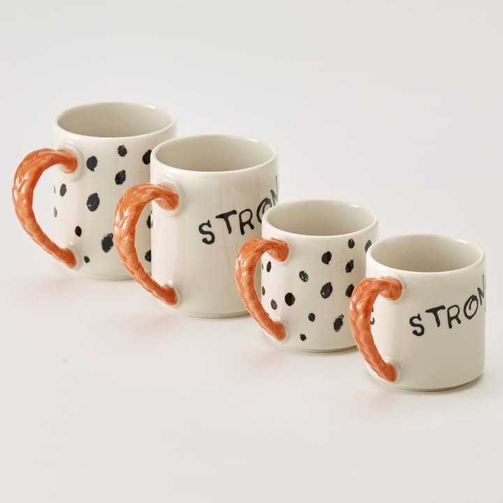 Tazza anniversario Astrid Lindgren Pippi 20 cl, Strong Kind Brave Design House Stockholm