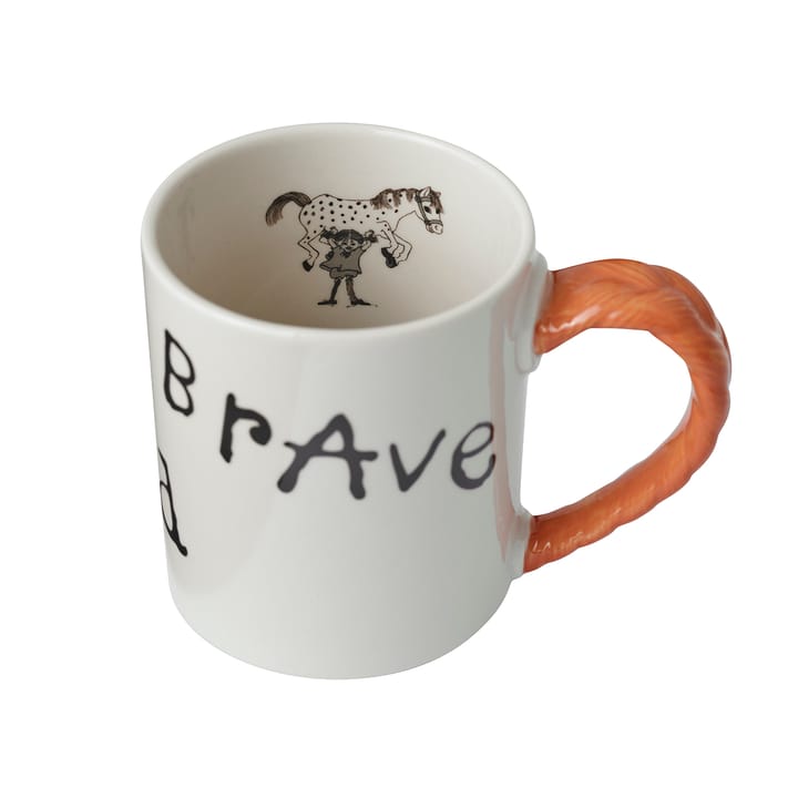 Tazza anniversario Astrid Lindgren Pippi 35 cl - Strong Kind Brave - Design House Stockholm