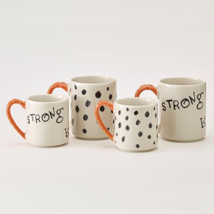 Tazza anniversario Astrid Lindgren Pippi 35 cl - Strong Kind Brave - Design House Stockholm