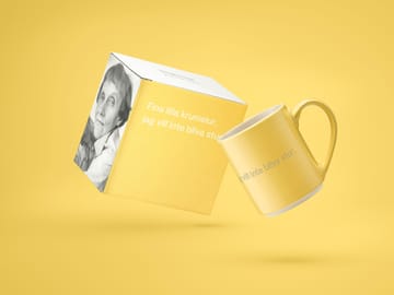 Tazza Astrid Lindgren "Fina lilla krumelur..." - Testo svedese - Design House Stockholm