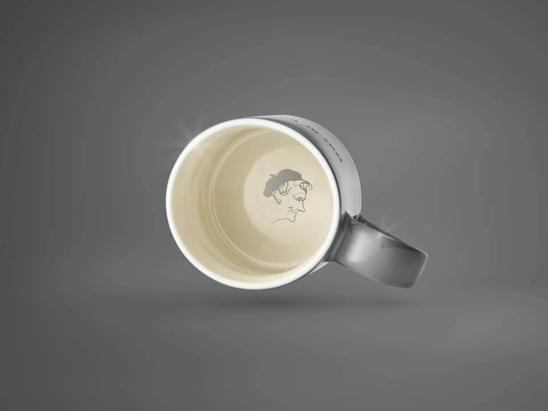 Tazza Astrid Lindgren, "Give the children love", grigio-svedese Design House Stockholm