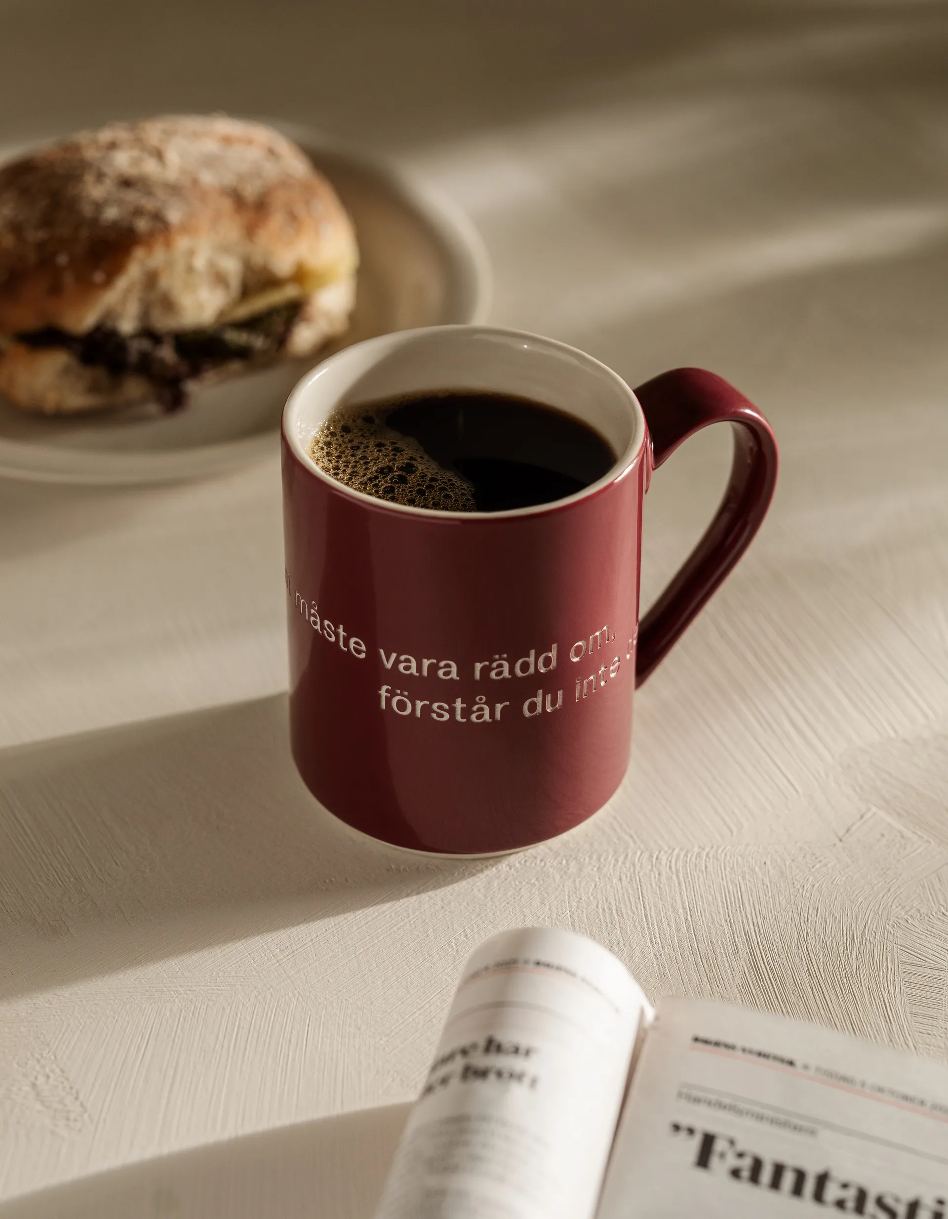 Tazza Astrid Lindgren, 'Livet är en sak', Testo in svedese Design House Stockholm