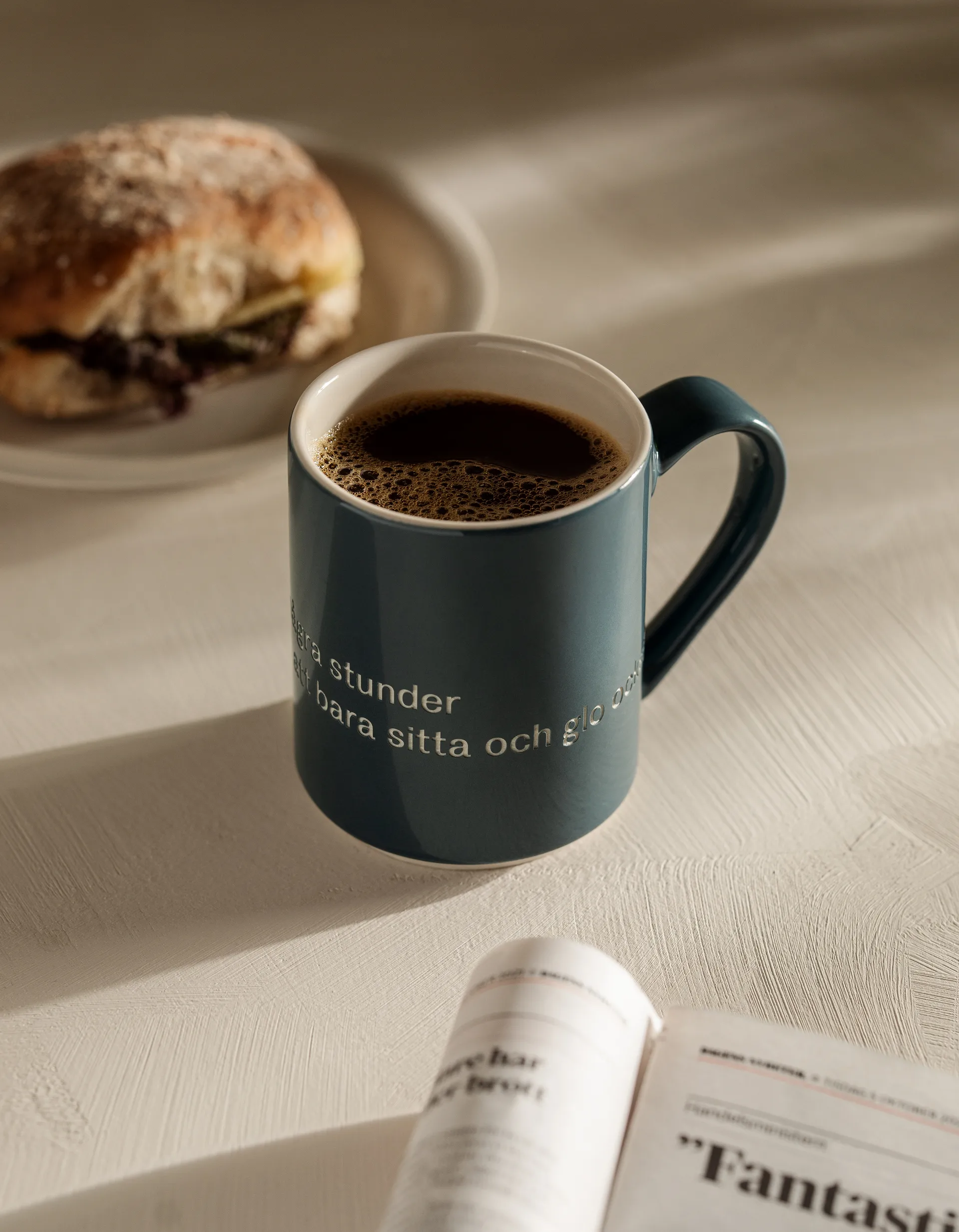 Tazza Astrid Lindgren, "och så ska man ju ha", Testo in Svedese Design House Stockholm