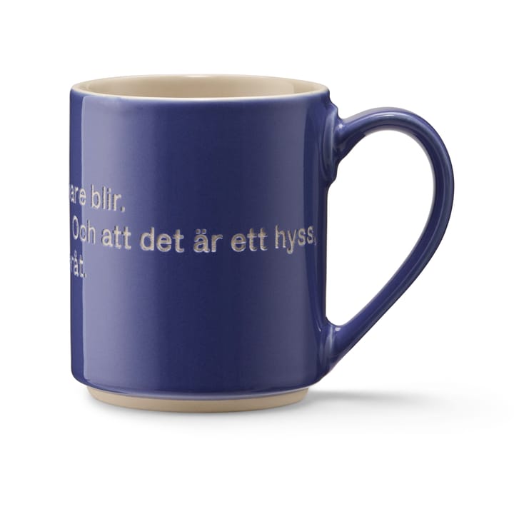 Tazza Astrid Lindgren, "S'not something you plan" - blu-svedese - Design House Stockholm