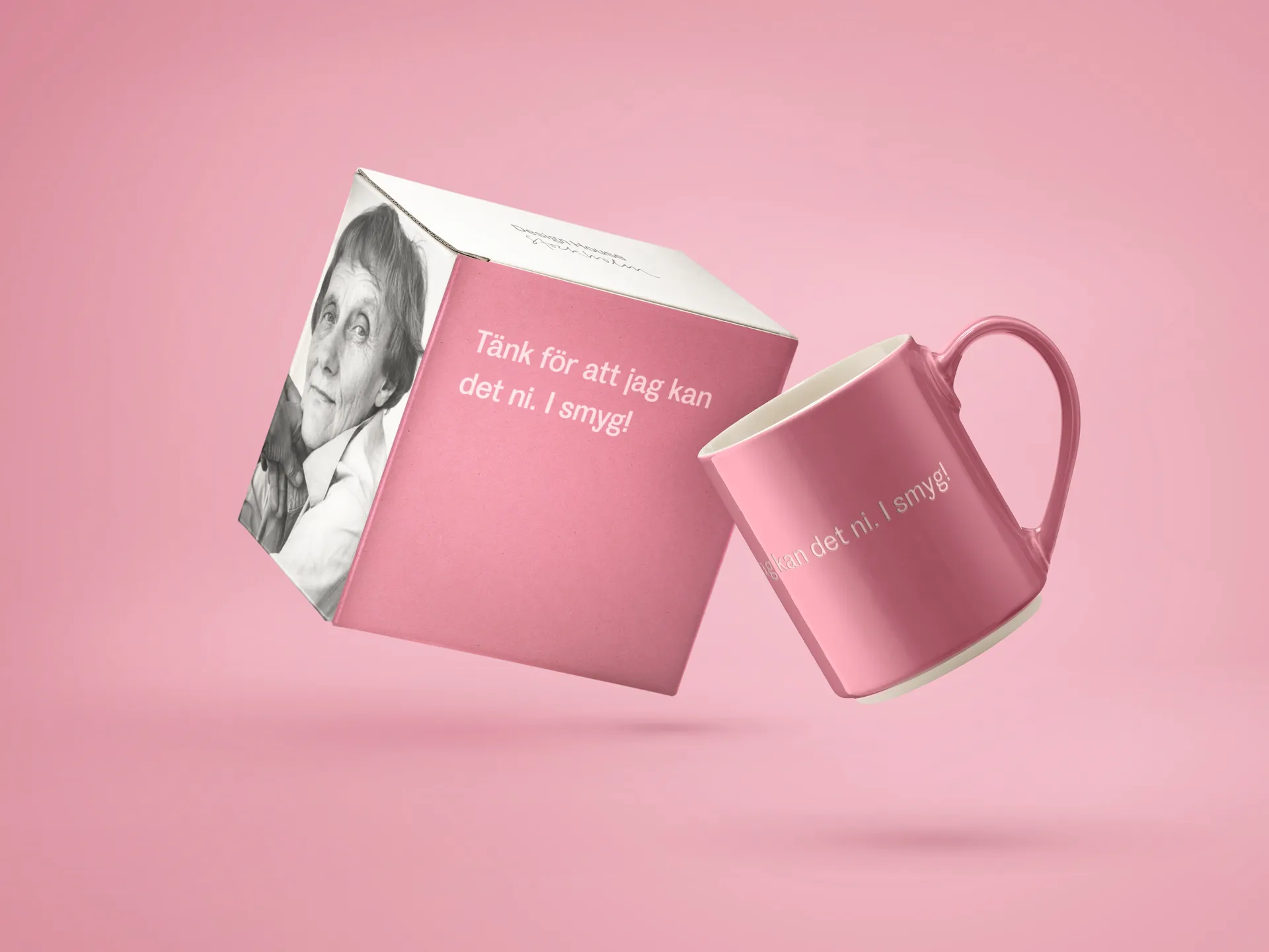 Tazza Astrid Lindgren, "Tänk for att jag kan…", Testo in svedese Design House Stockholm